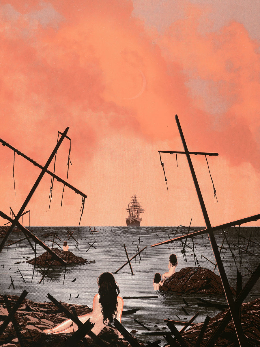 Sirens and Ghost Ships Glow-in-the-Dark Screen Print – Arsenal