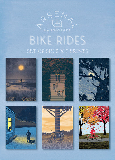 Bike Rides Print Set