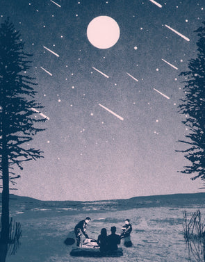 "We'll Sleep When The Fire Dies" Glow-in-the-Dark Screen Print