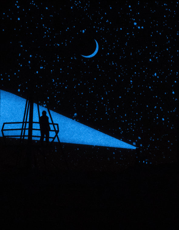 Crow's Nest Glow-in-the-Dark Screen Print