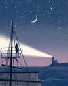 Crow's Nest Glow-in-the-Dark Screen Print