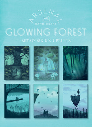 Glowing Forest Print Set