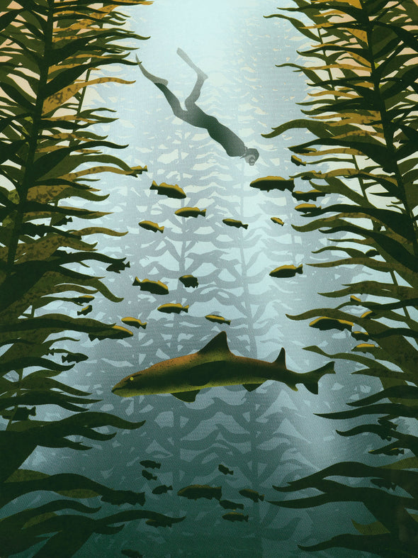 Kelp Forest Revisited Screen Print