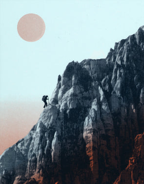 The Mountain and I Glow-in-the-Dark Screen Print