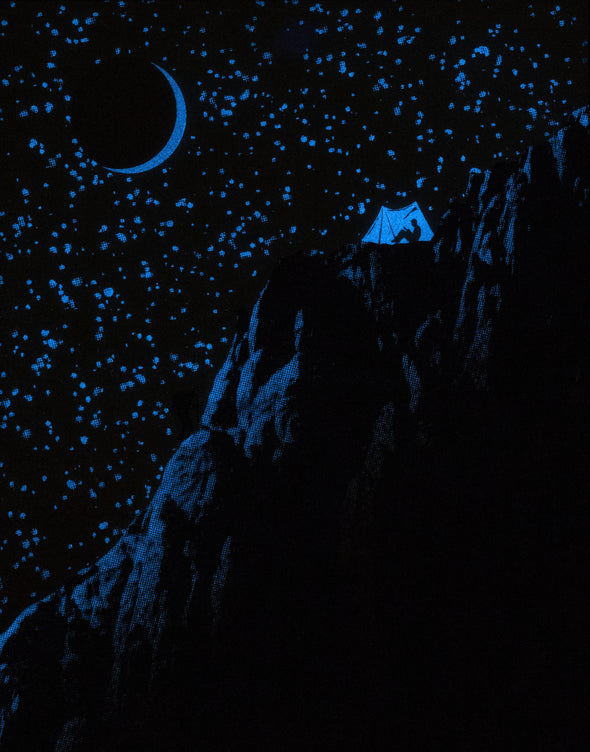 The Mountain and I Glow-in-the-Dark Screen Print