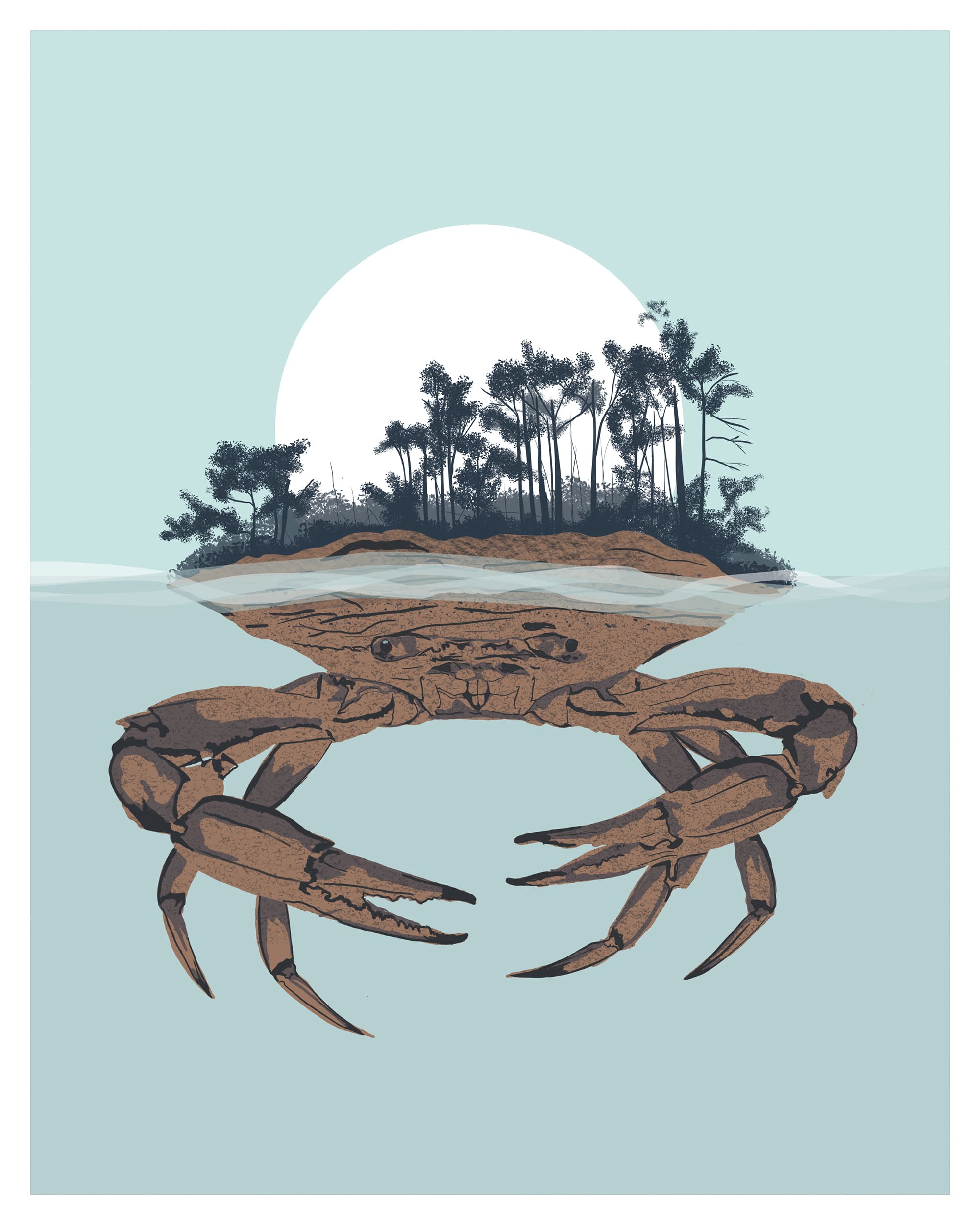 Nautical Crab Art