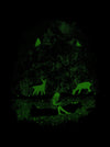 Luminescent Forest Glow-in-the-Dark Screen Print