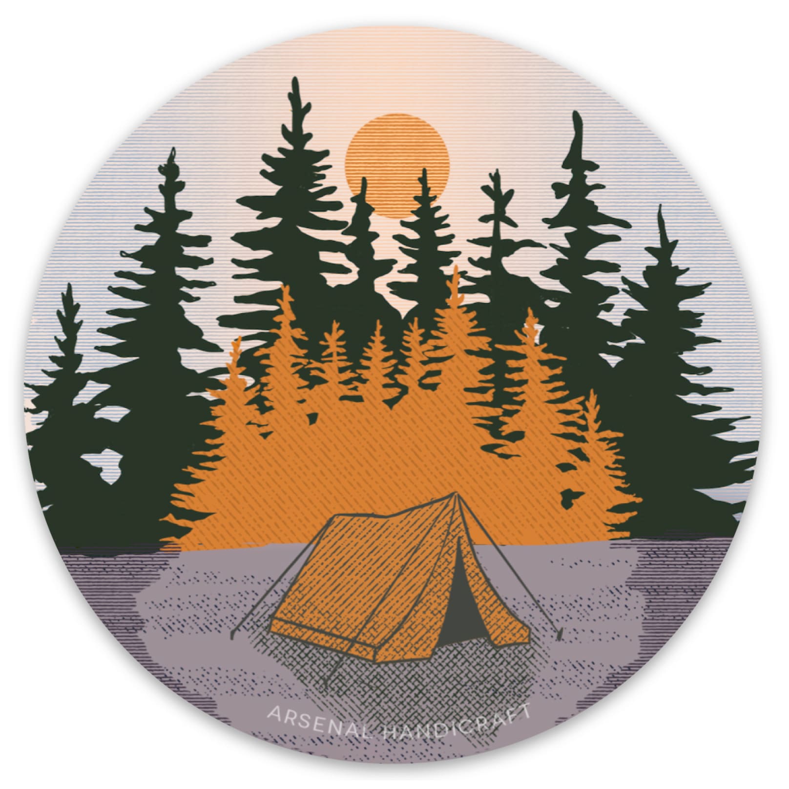 aufkleber camping Fall Camping Vinyl Sticker – Arsenal Handicraft