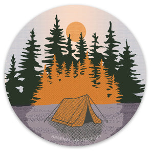 Fall Camping Sticker